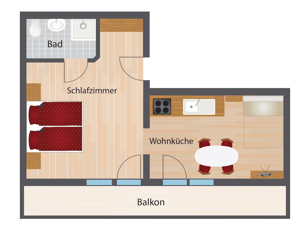Haus Pitzer/Apartments Troicher Schladming Rom bilde